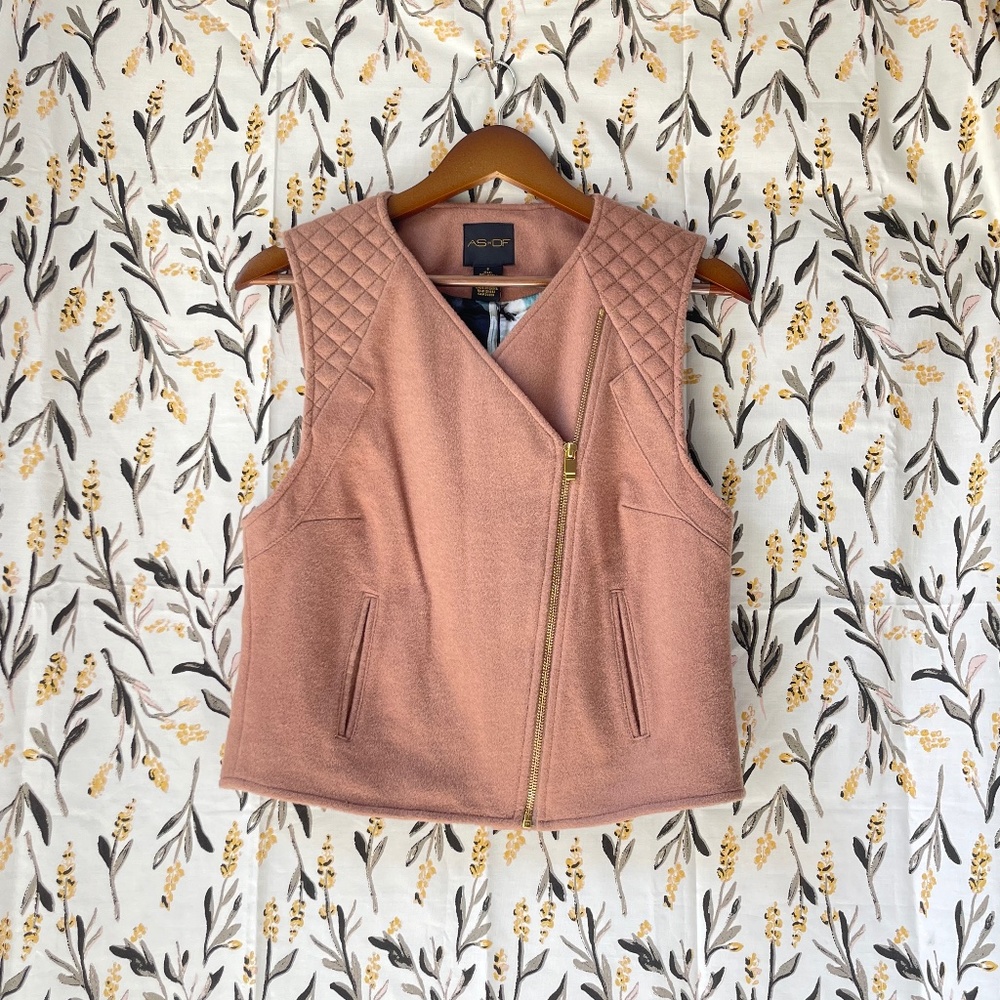 AS By DF Wool Blend Moto Vest